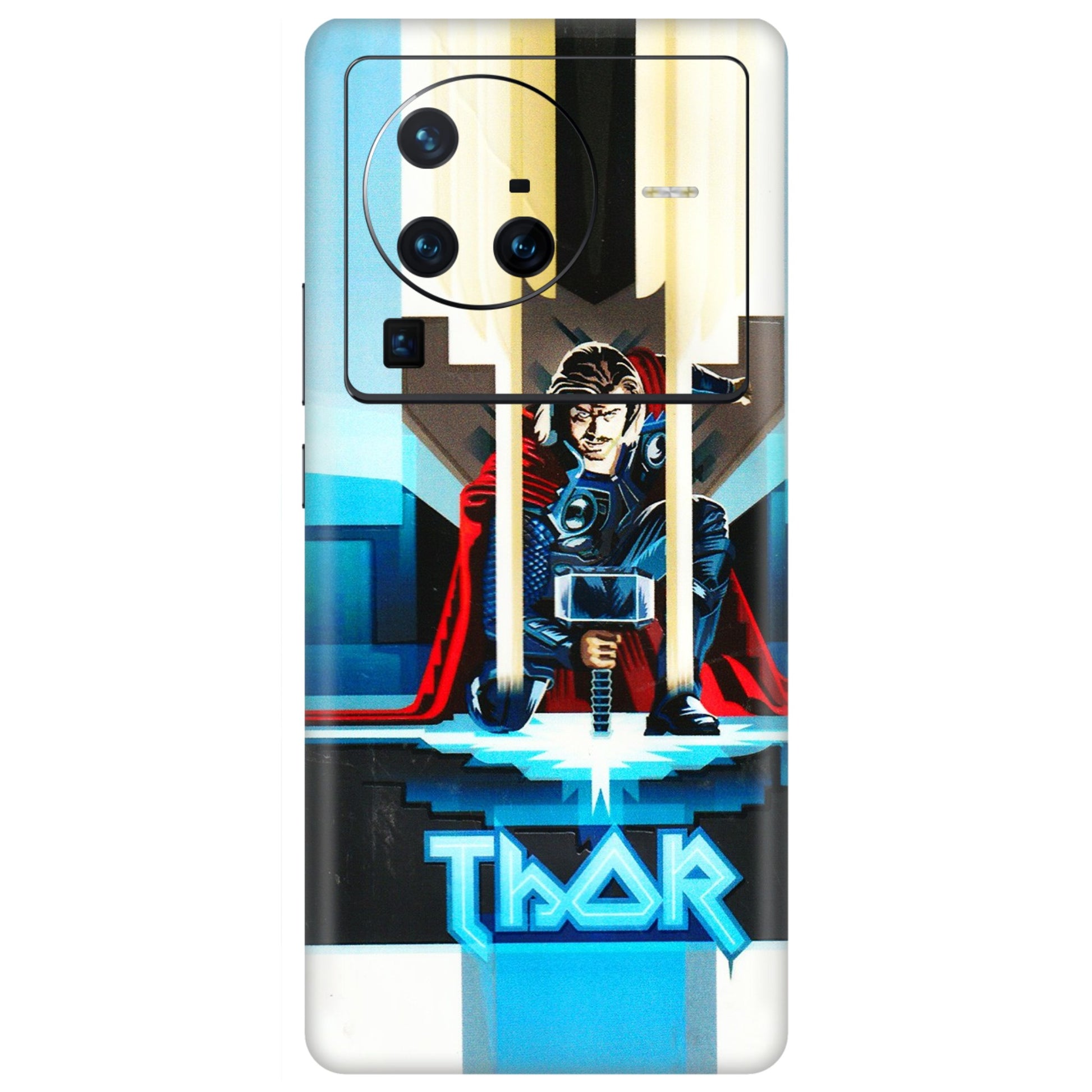 VIVO Z/V/X/T/U/S Series Phone Skins (All Models) - Thor - 3D Embossed Finish (L-137) Vivo X80 Pro (5G)