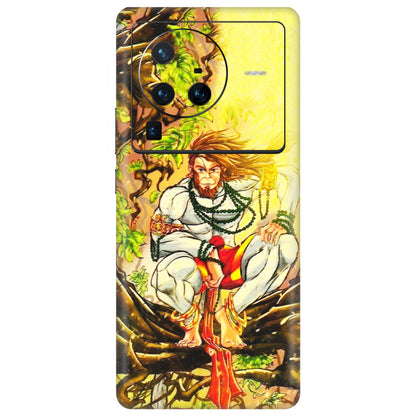VIVO Z/V/X/T/U/S Series Phone Skins (All Models) - Lord Hanuman - 3D Embossed Finish (L-152) Vivo X80 Pro (5G)