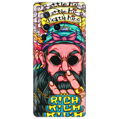 VIVO Z/V/X/T/U/S Series Phone Skins (All Models) - Battle King Dude Face - 3D Embossed Finish (L-178) Vivo X80 Pro (5G)