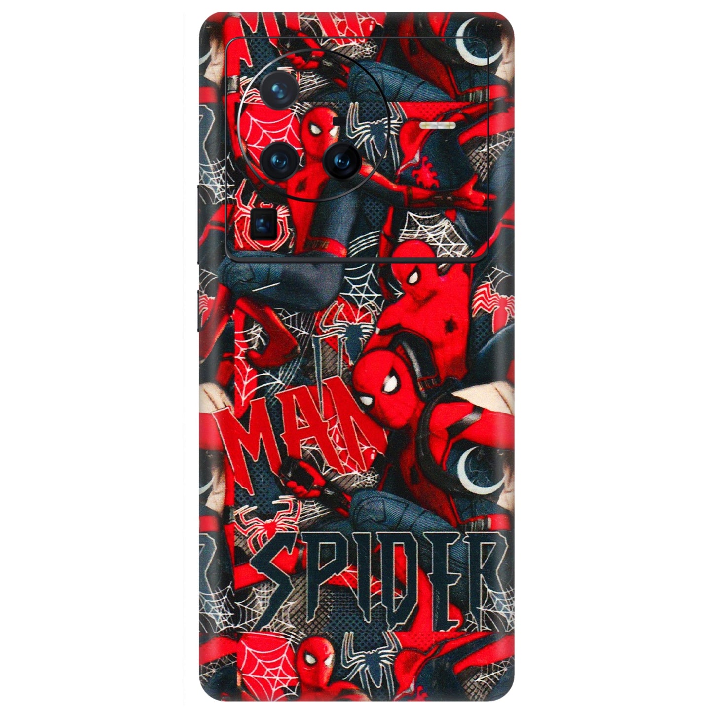 VIVO Z/V/X/T/U/S Series Phone Skins (All Models) - SpiderMan Cool - 3D Embossed Finish (L-188) Vivo X80 Pro (5G)