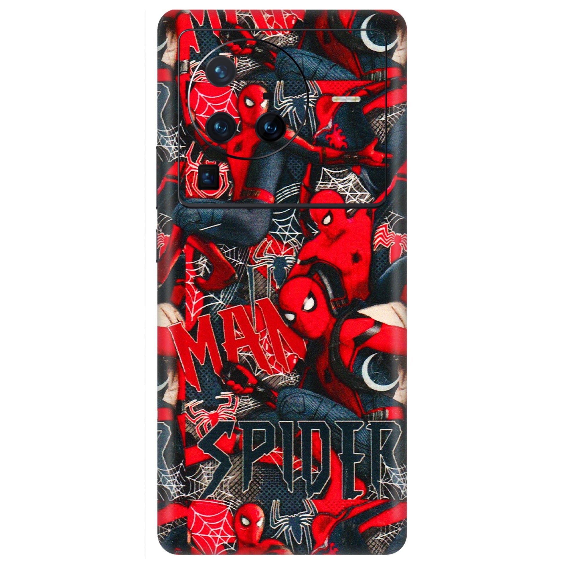 VIVO Z/V/X/T/U/S Series Phone Skins (All Models) - SpiderMan Cool - 3D Embossed Finish (L-188) Vivo X80 Pro (5G)
