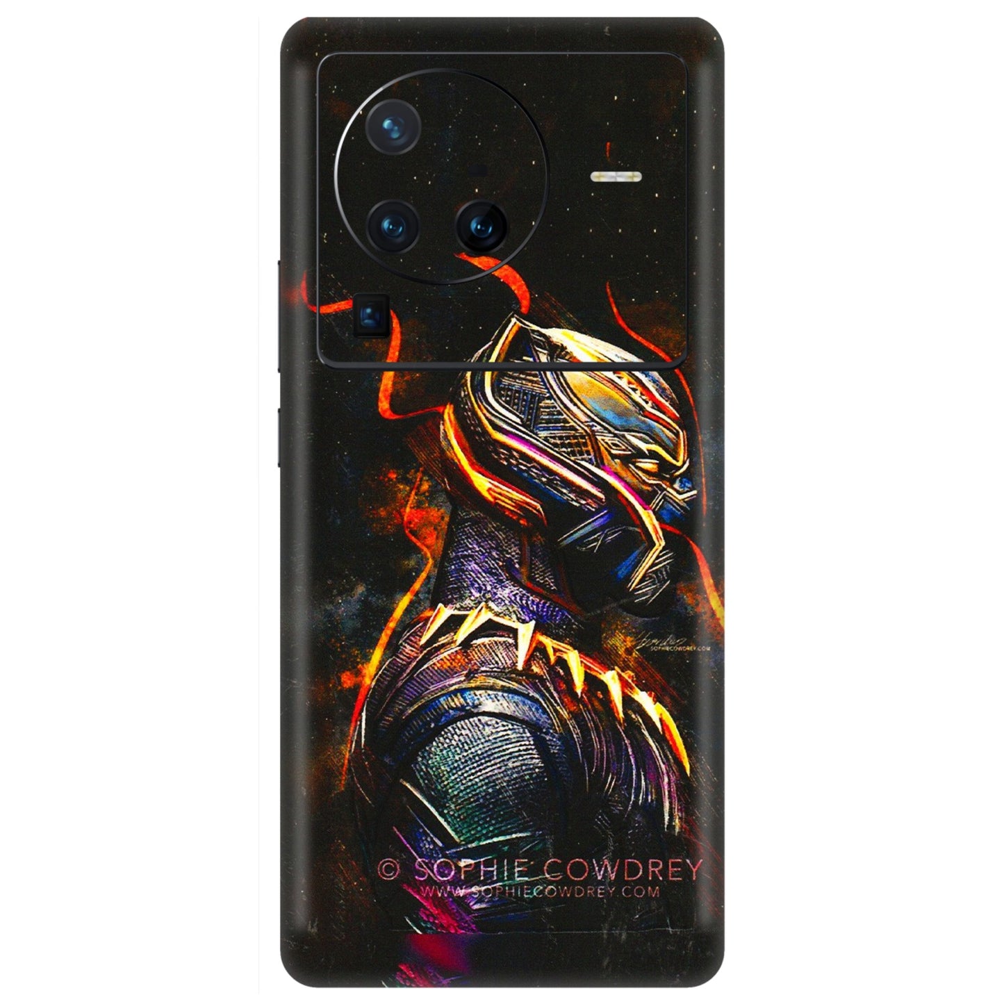 VIVO Z/V/X/T/U/S Series Phone Skins (All Models) - Black Panther - 3D Embossed Finish (L-190) Vivo X80 Pro (5G)