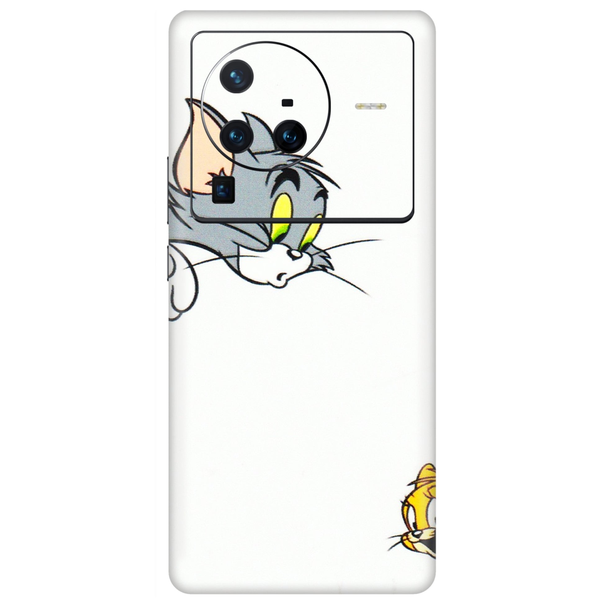VIVO Z/V/X/T/U/S Series Phone Skins (All Models) - Cute Tom And Jerry - 3D Embossed Finish (L-220) Vivo X80 Pro (5G)