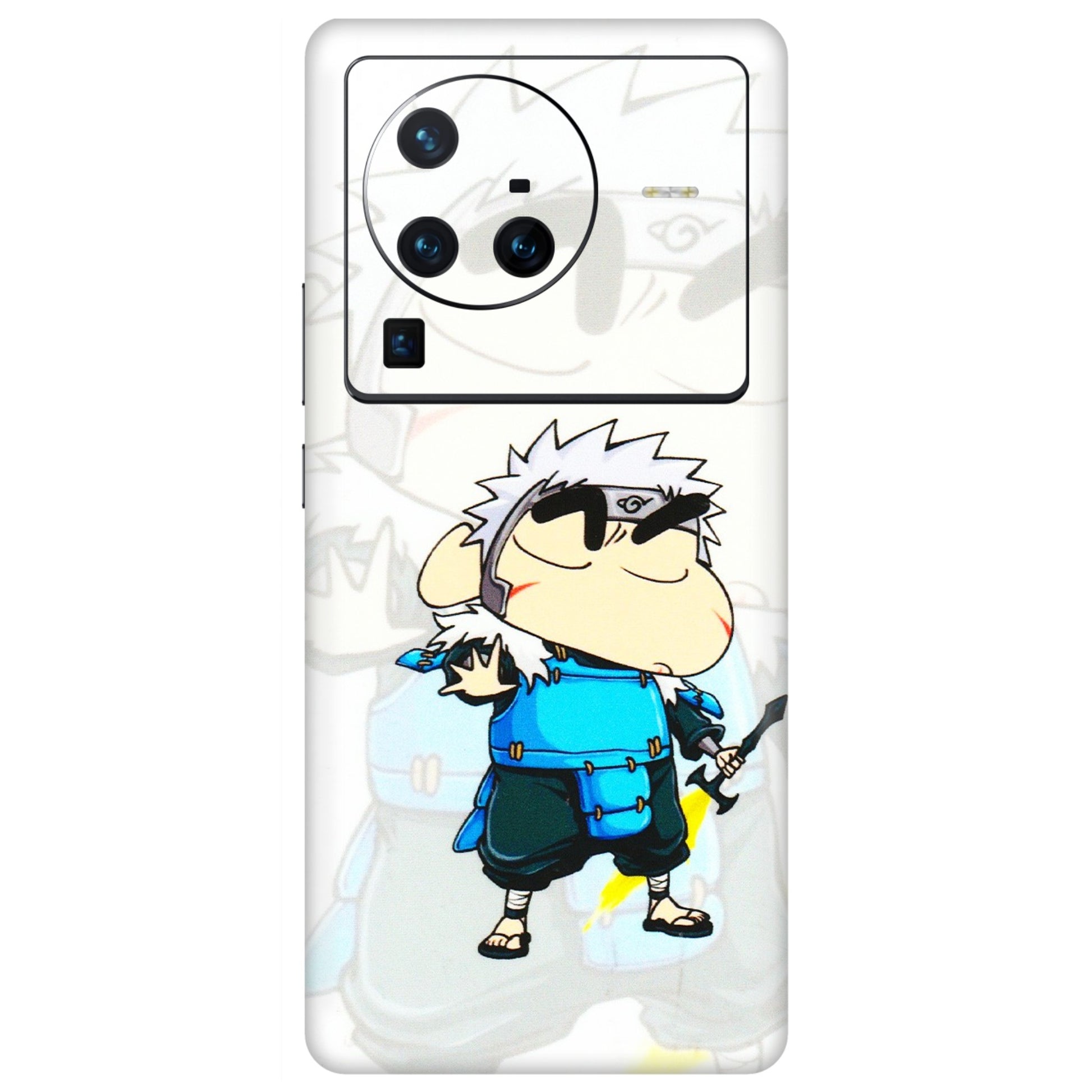 VIVO Z/V/X/T/U/S Series Phone Skins (All Models) - Angry Young Shinchan - 3D Embossed Finish (L-226) Vivo X80 Pro (5G)