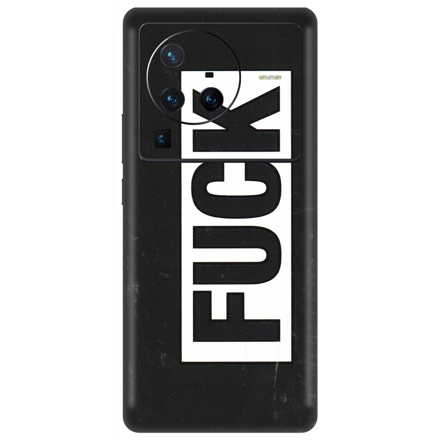 VIVO Z/V/X/T/U/S Series Phone Skins (All Models) - The F Word - 3D Embossed Finish (L-255) Vivo X80 Pro (5G)