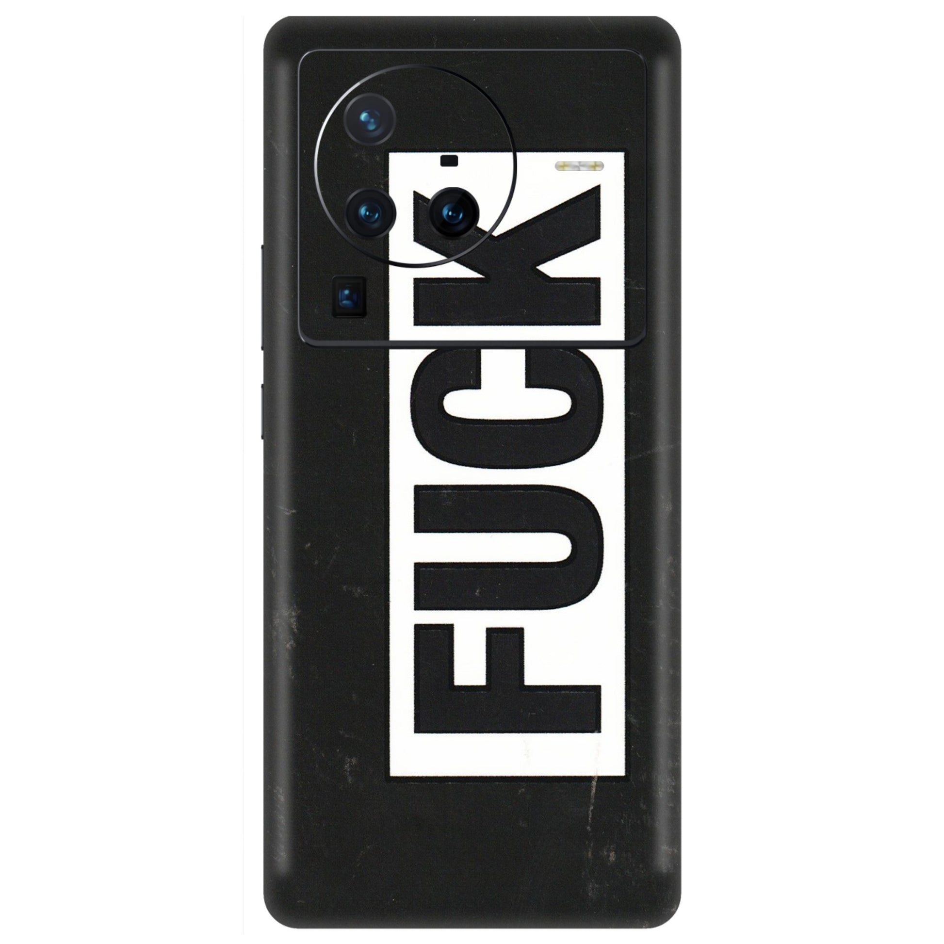 VIVO Z/V/X/T/U/S Series Phone Skins (All Models) - The F Word - 3D Embossed Finish (L-255) Vivo X80 Pro (5G)