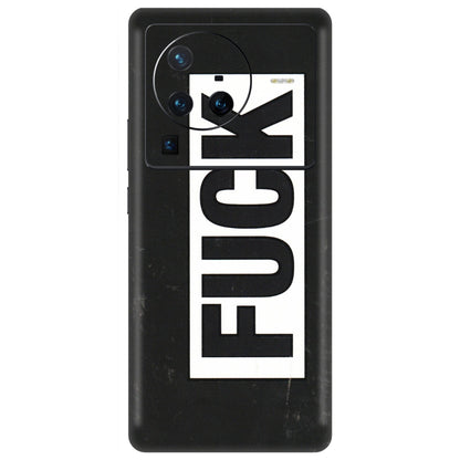 VIVO Z/V/X/T/U/S Series Phone Skins (All Models) - The F Word - 3D Embossed Finish (L-255) Vivo X80 Pro (5G)