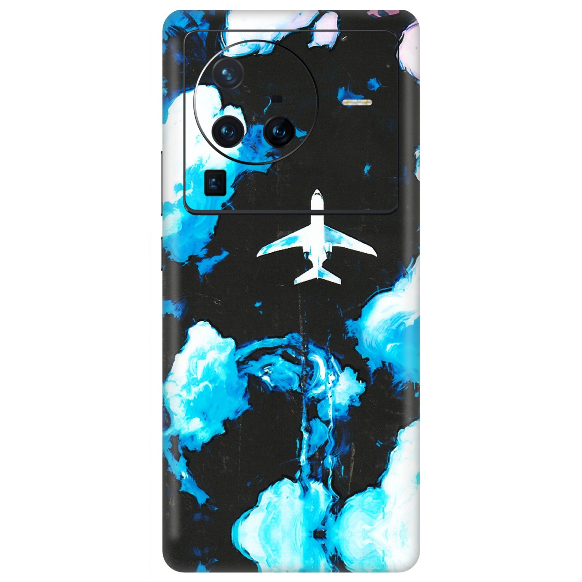 VIVO Z/V/X/T/U/S Series Phone Skins (All Models) - Travel In Airline - 3D Embossed Finish (L-264) Vivo X80 Pro (5G)