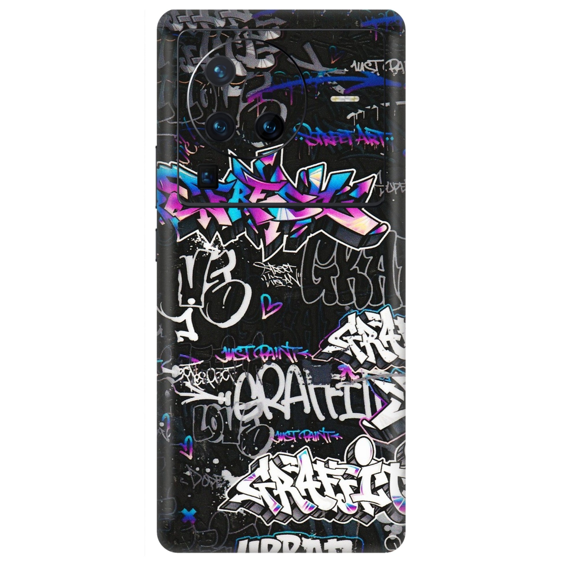 VIVO Z/V/X/T/U/S Series Phone Skins (All Models) - Graffiti Killer - 3D Embossed Finish (L-274) Vivo X80 Pro (5G)