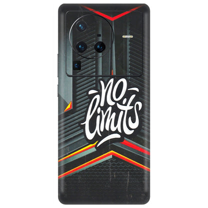 VIVO Z/V/X/T/U/S Series Phone Skins (All Models) - No Limits - 3D Embossed Finish (L-286) Vivo X80 Pro (5G)