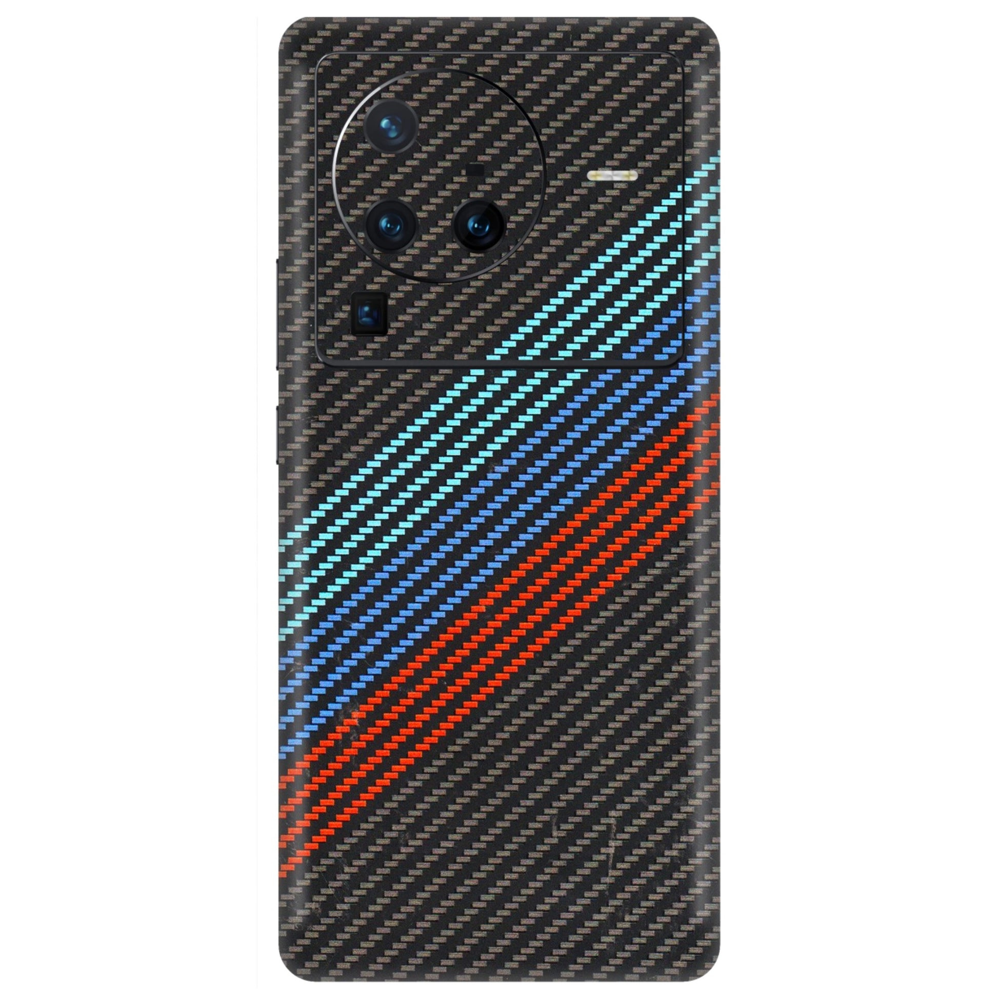 VIVO Z/V/X/T/U/S Series Phone Skins (All Models) - Carbon BM - 3D Embossed Finish (L-302) Vivo X80 Pro (5G)