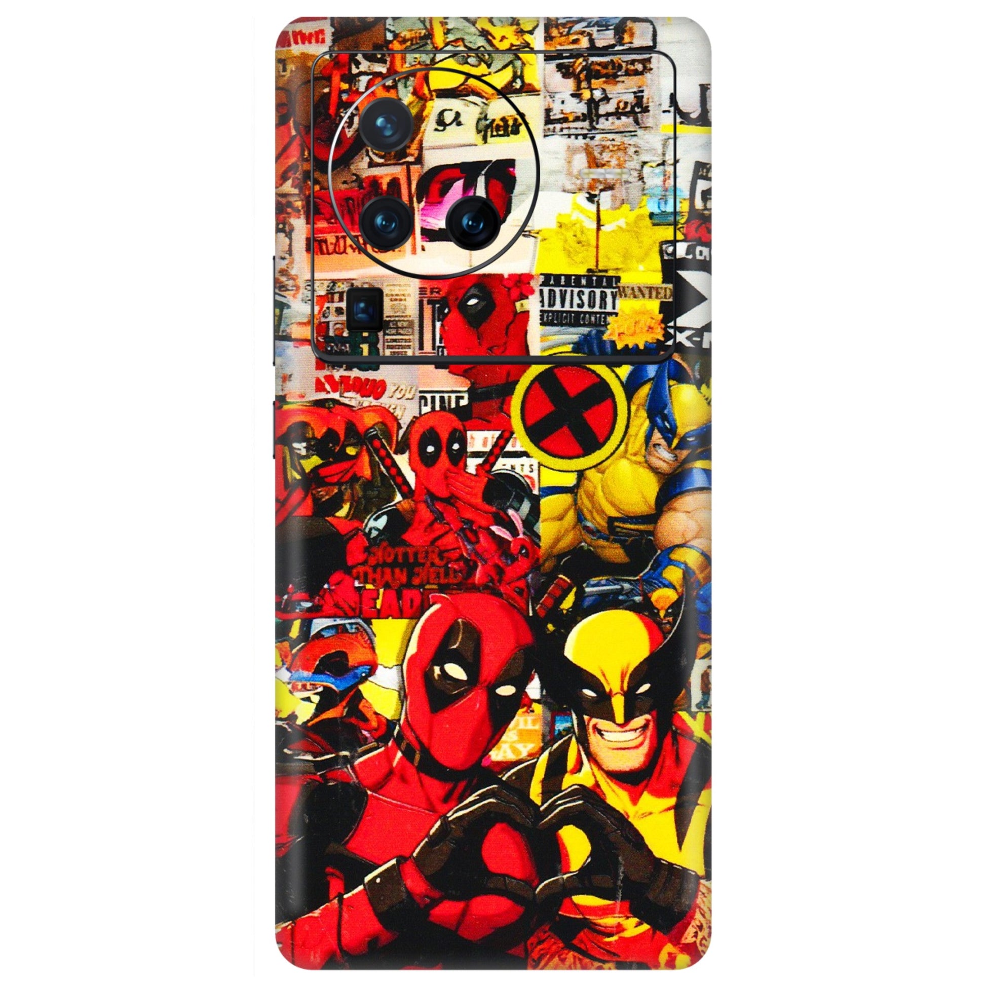 VIVO Z/V/X/T/U/S Series Phone Skins (All Models) - Spidy Wolverine - 3D Embossed Finish (L-310) Vivo X80 Pro (5G)