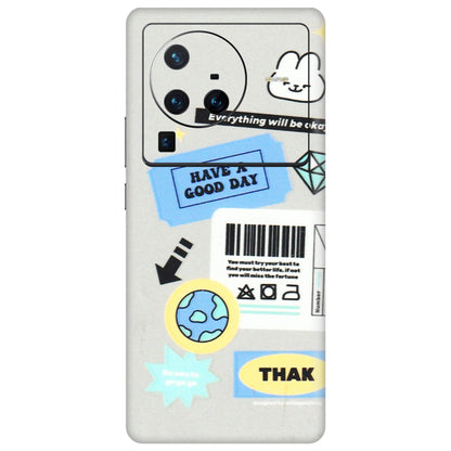 VIVO Z/V/X/T/U/S Series Phone Skins (All Models) - Will Be Okay Design - 3D Embossed Finish (L-316) Vivo X80 Pro (5G)