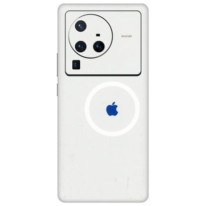 VIVO Z/V/X/T/U/S Series Phone Skins (All Models) - iPhone Magsafe Logo - 3D Embossed Finish (L-320) Vivo X80 Pro (5G)