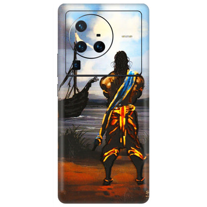 VIVO Z/V/X/T/U/S Series Phone Skins (All Models) - Heavenly God Figure - 3D Embossed Finish (L-34) Vivo X80 Pro (5G)