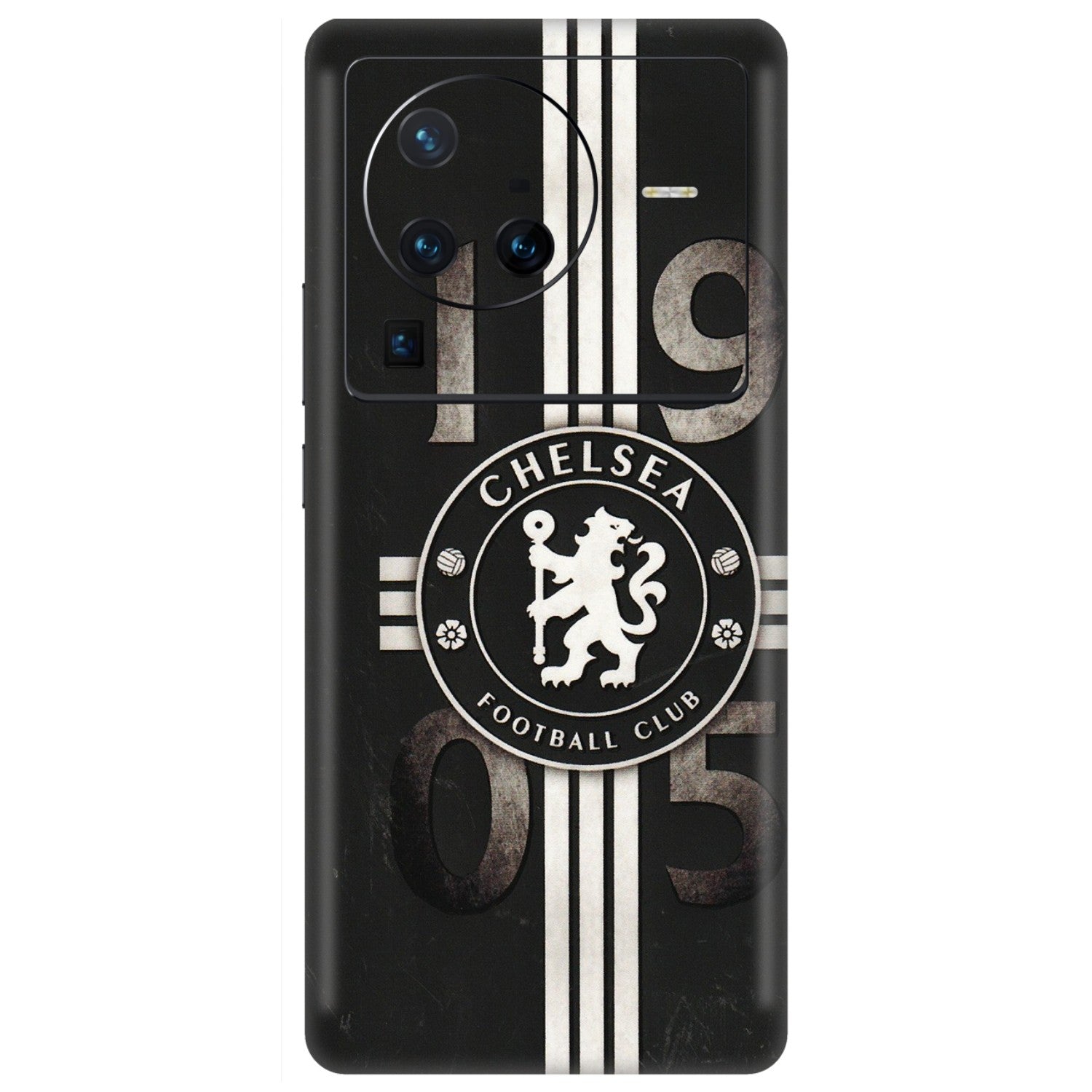 VIVO Z/V/X/T/U/S Series Phone Skins (All Models) - Chelsea Fan Club - 3D Embossed Finish (L-36) Vivo X80 Pro (5G)