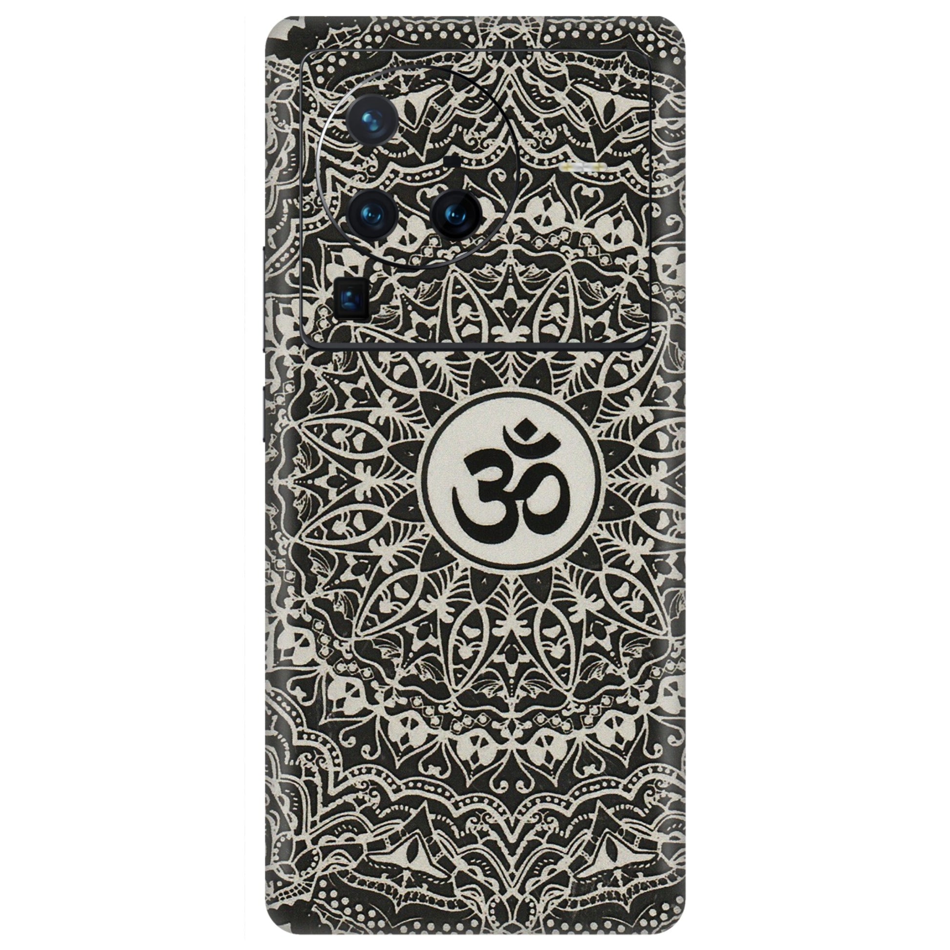 VIVO Z/V/X/T/U/S Series Phone Skins (All Models) - Aum Elegant Mandala - 3D Embossed Finish (L-62) Vivo X80 Pro (5G)