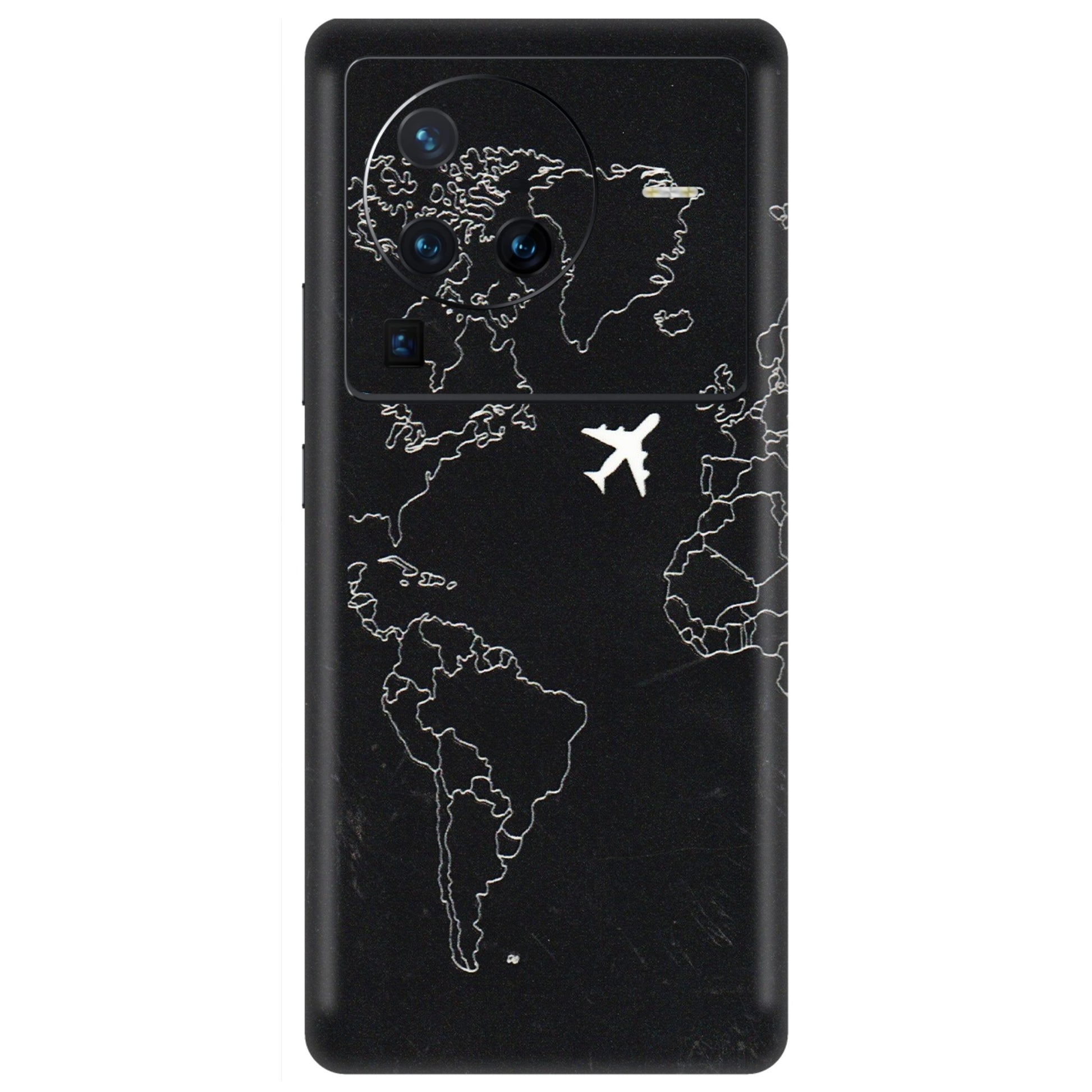VIVO Z/V/X/T/U/S Series Phone Skins (All Models) - Never Ending Travel - 3D Embossed Finish (L-79) Vivo X80 Pro (5G)