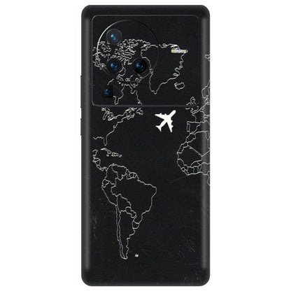 VIVO Z/V/X/T/U/S Series Phone Skins (All Models) - Never Ending Travel - 3D Embossed Finish (L-79) Vivo X80 Pro (5G)
