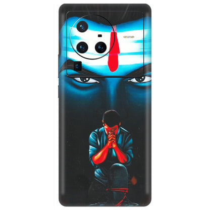 VIVO Z/V/X/T/U/S Series Phone Skins (All Models) - Mahakal Bhakt - Matte Finish (M-112) Vivo X80 Pro (5G)