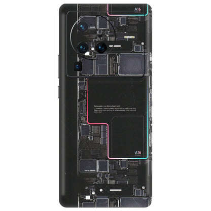 VIVO Z/V/X/T/U/S Series Phone Skins (All Models) - Motherboard Circuit Layout - Matte Finish (M-117) Vivo X80 Pro (5G)