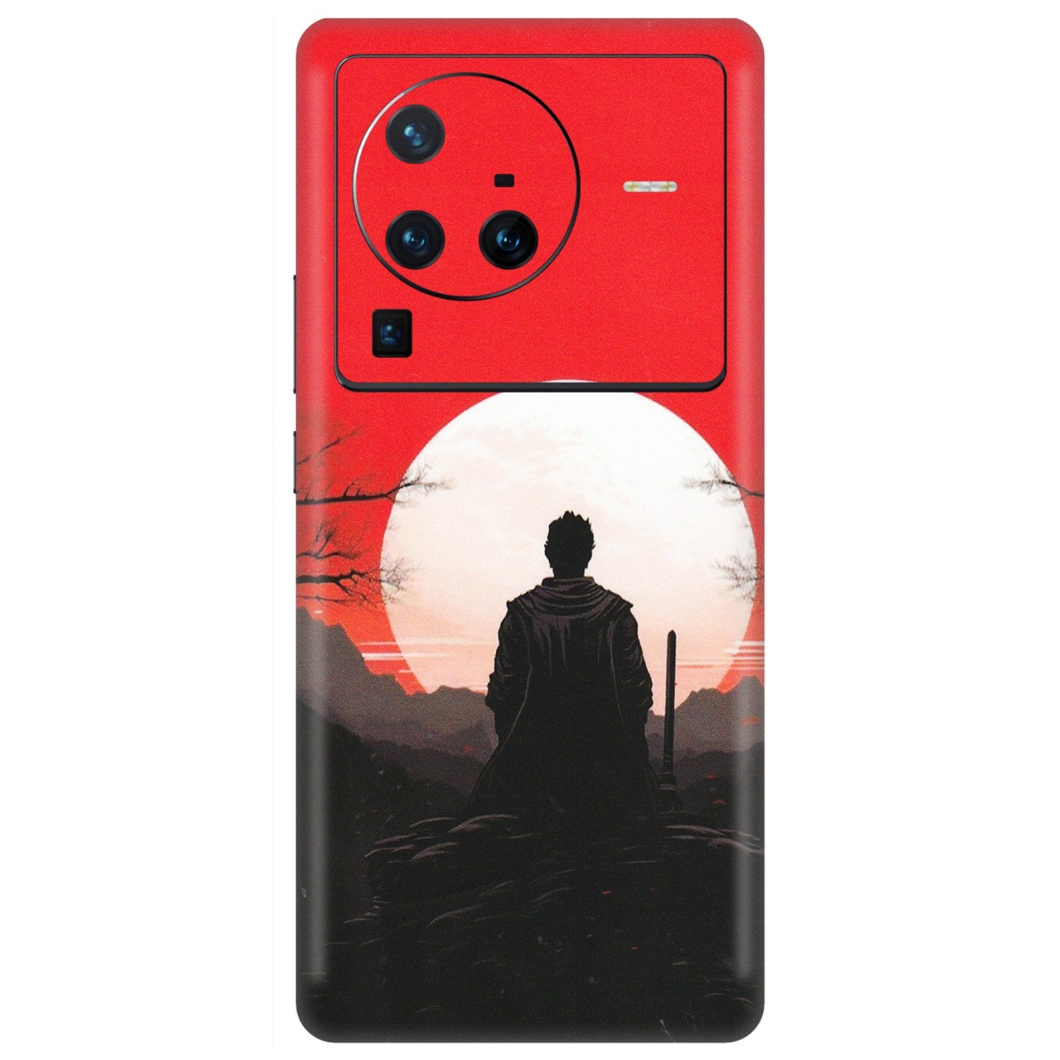 VIVO Z/V/X/T/U/S Series Phone Skins (All Models) - Samurai Anime - Matte Finish (M-141) Vivo X80 Pro (5G)