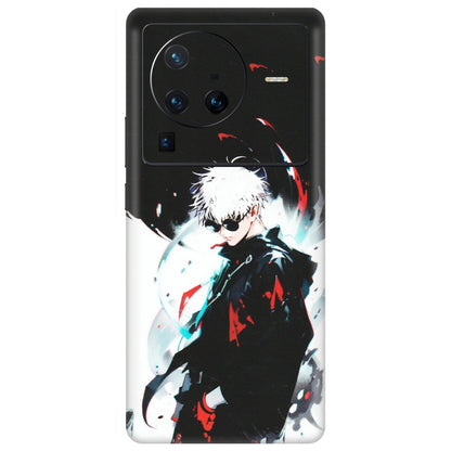 VIVO Z/V/X/T/U/S Series Phone Skins (All Models) - Gojo Powerful Charater Kaisen Anime - Matte Finish (M-144) Vivo X80 Pro (5G)