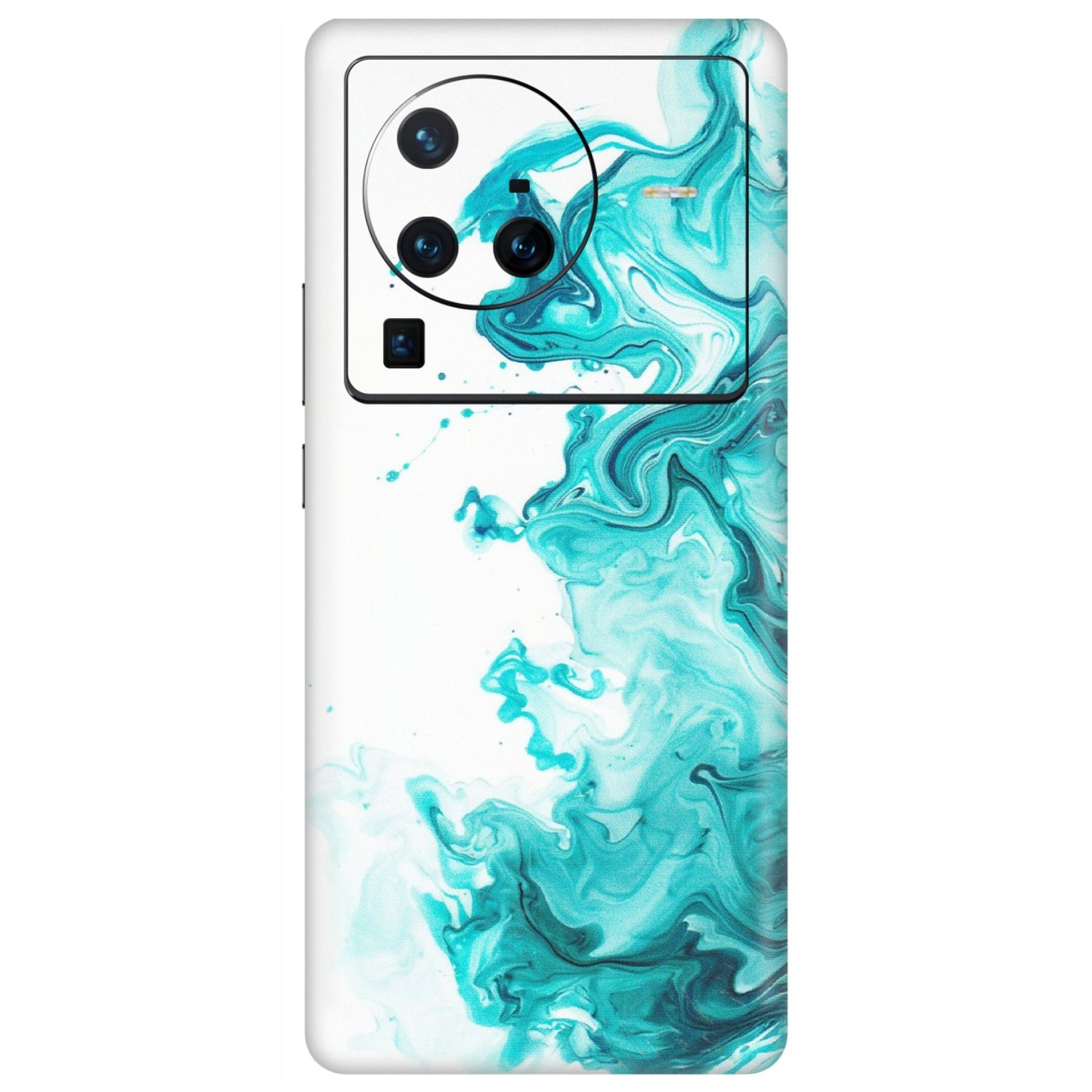 VIVO Z/V/X/T/U/S Series Phone Skins (All Models) - Sky Blue Abstract Colour - Matte Finish (M-146) Vivo X80 Pro (5G)