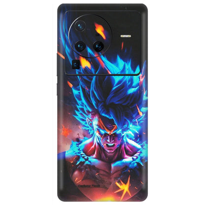VIVO Z/V/X/T/U/S Series Phone Skins (All Models) - Angry Goku Dragon Ball Anime - Matte Finish (M-150) Vivo X80 Pro (5G)