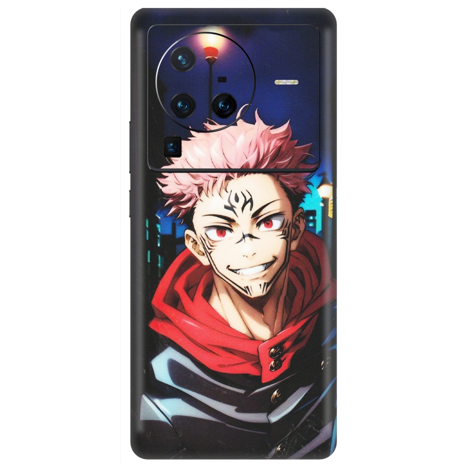 VIVO Z/V/X/T/U/S Series Phone Skins (All Models) - Yuji Itadori Funny Face Anime - Matte Finish (M-152) Vivo X80 Pro (5G)