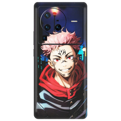 VIVO Z/V/X/T/U/S Series Phone Skins (All Models) - Yuji Itadori Funny Face Anime - Matte Finish (M-152) Vivo X80 Pro (5G)