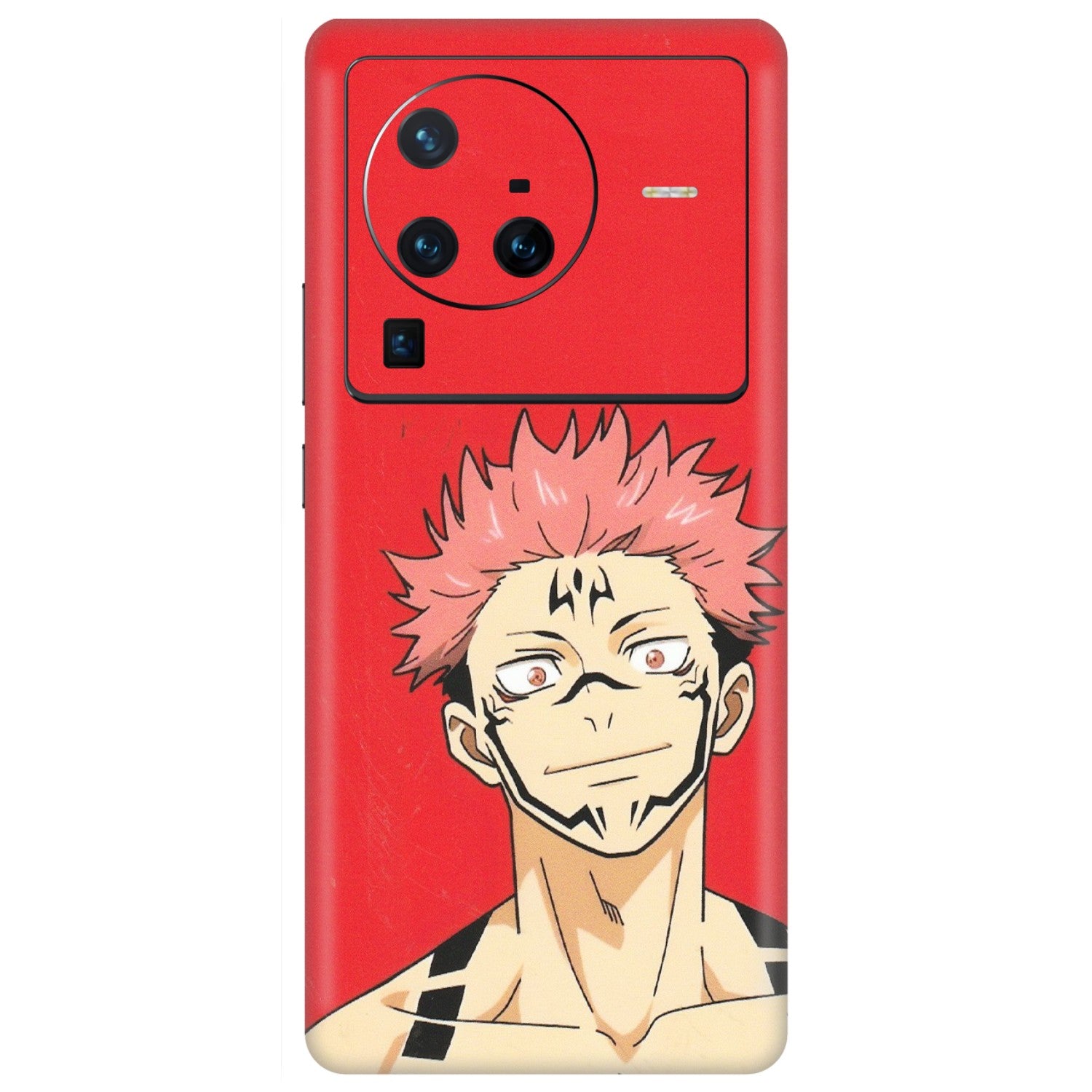 VIVO Z/V/X/T/U/S Series Phone Skins (All Models) - Ryomen Sukuna Fun Anime - Matte Finish (M-153) Vivo X80 Pro (5G)