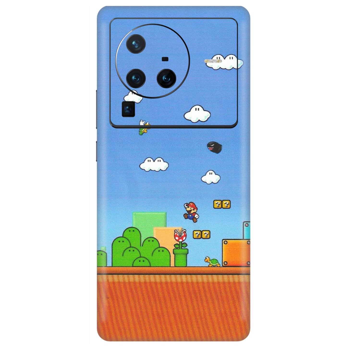 VIVO Z/V/X/T/U/S Series Phone Skins (All Models) - Mario Game Scene - Matte Finish (M-24) Vivo X80 Pro (5G)