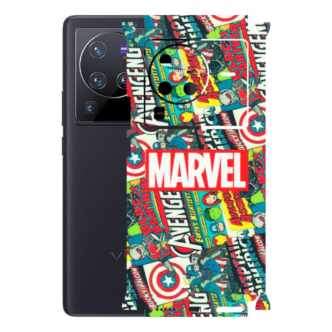 VIVO Z/V/X/T/U/S Series Phone Skins (All Models) - Marvel Comic Lover - Matte Finish (M-30) Vivo X80 Pro (5G)