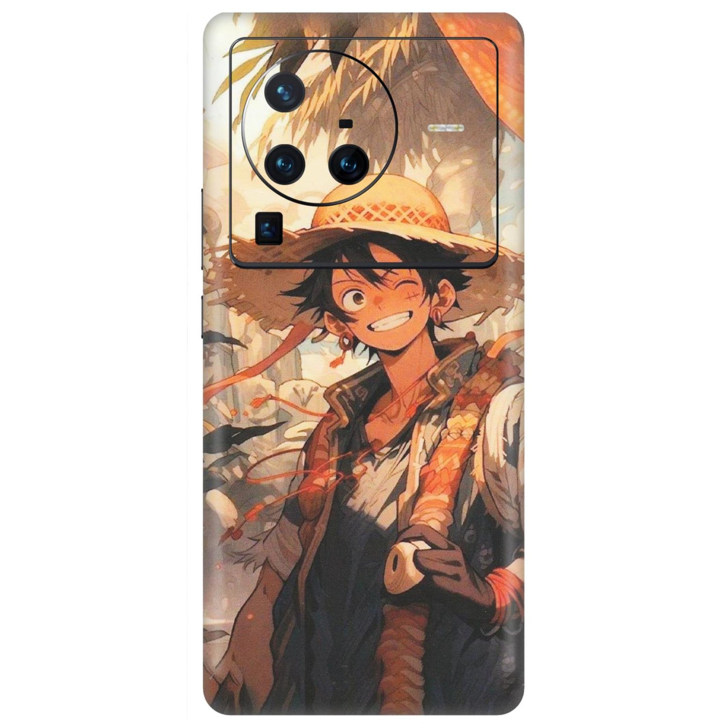 VIVO Z/V/X/T/U/S Series Phone Skins (All Models) - Anime Character Smile - Matte Finish (M-33) Vivo X80 Pro (5G)