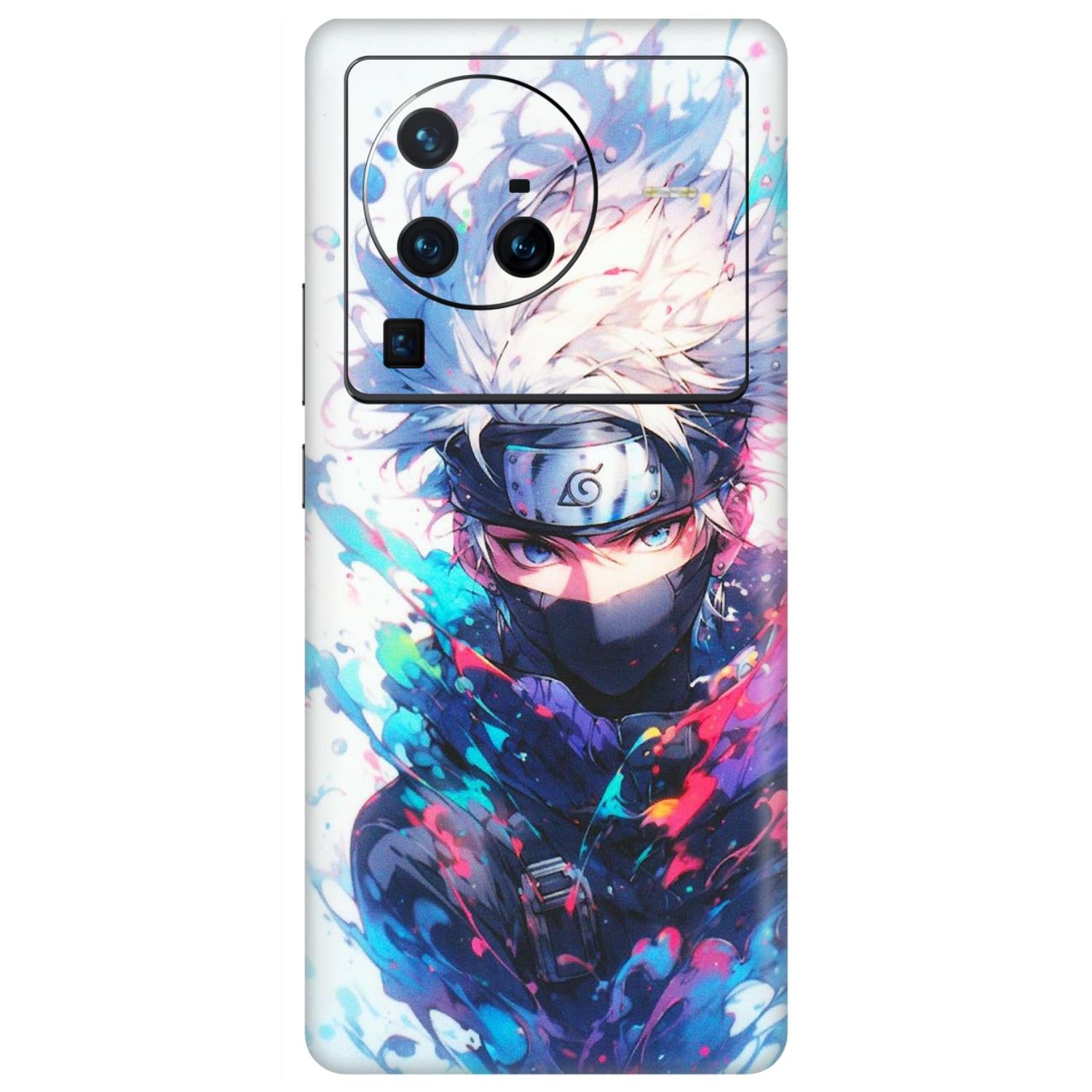 VIVO Z/V/X/T/U/S Series Phone Skins (All Models) - Naruto Face Mask - Matte Finish (M-03) Vivo X80 Pro (5G)