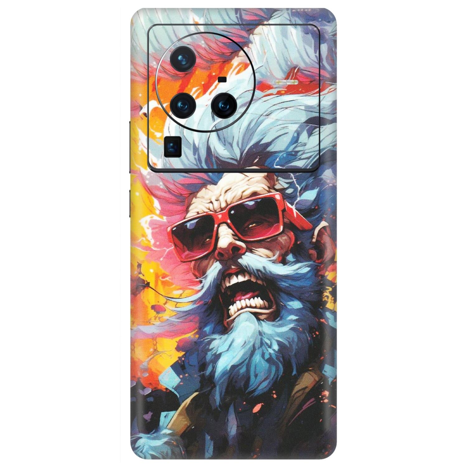 VIVO Z/V/X/T/U/S Series Phone Skins (All Models) - Daddy Cool Character - Matte Finish (M-43) Vivo X80 Pro (5G)