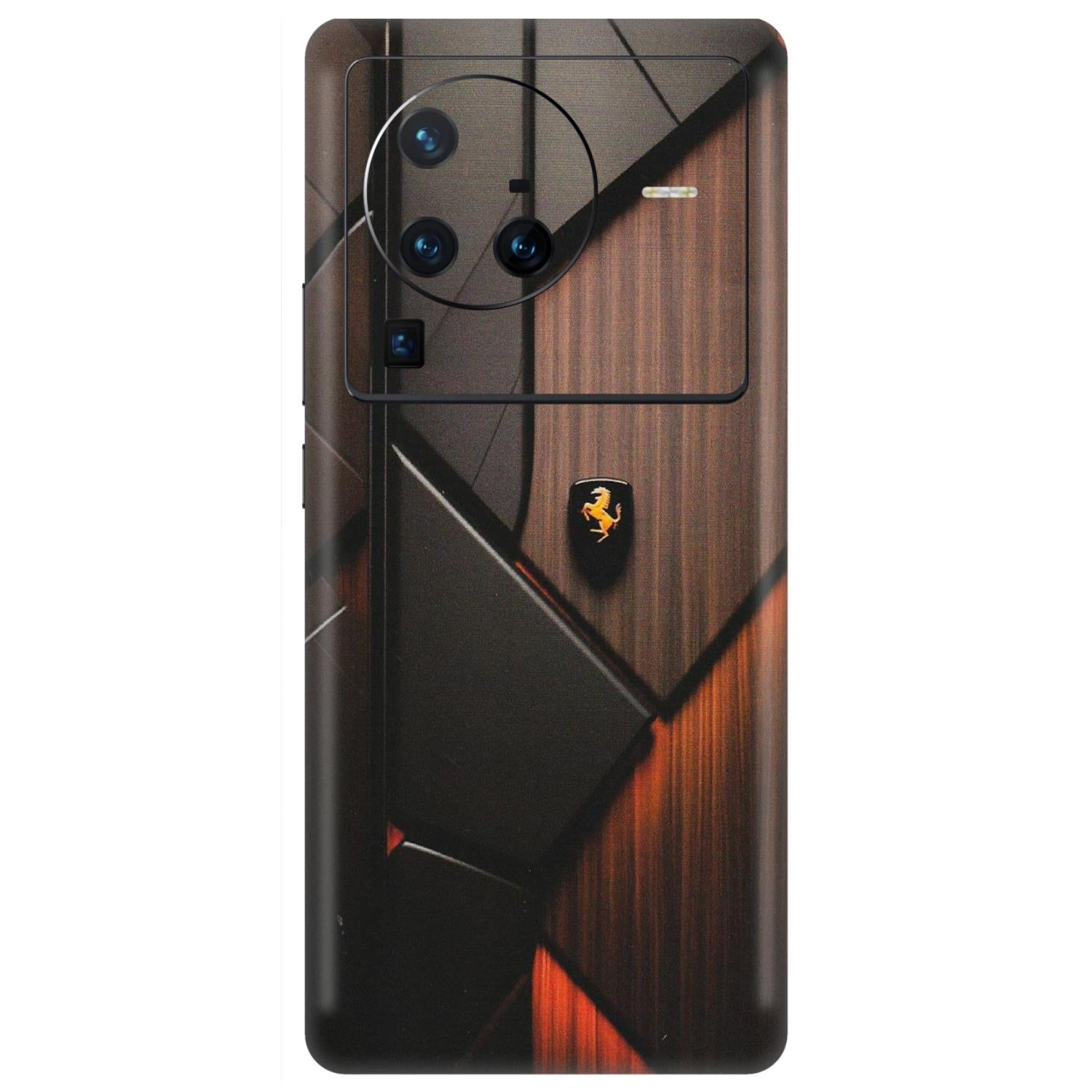 VIVO Z/V/X/T/U/S Series Phone Skins (All Models) - Lambo Beauty Wood Pattern Sober - Matte Finish (M-51) Vivo X80 Pro (5G)