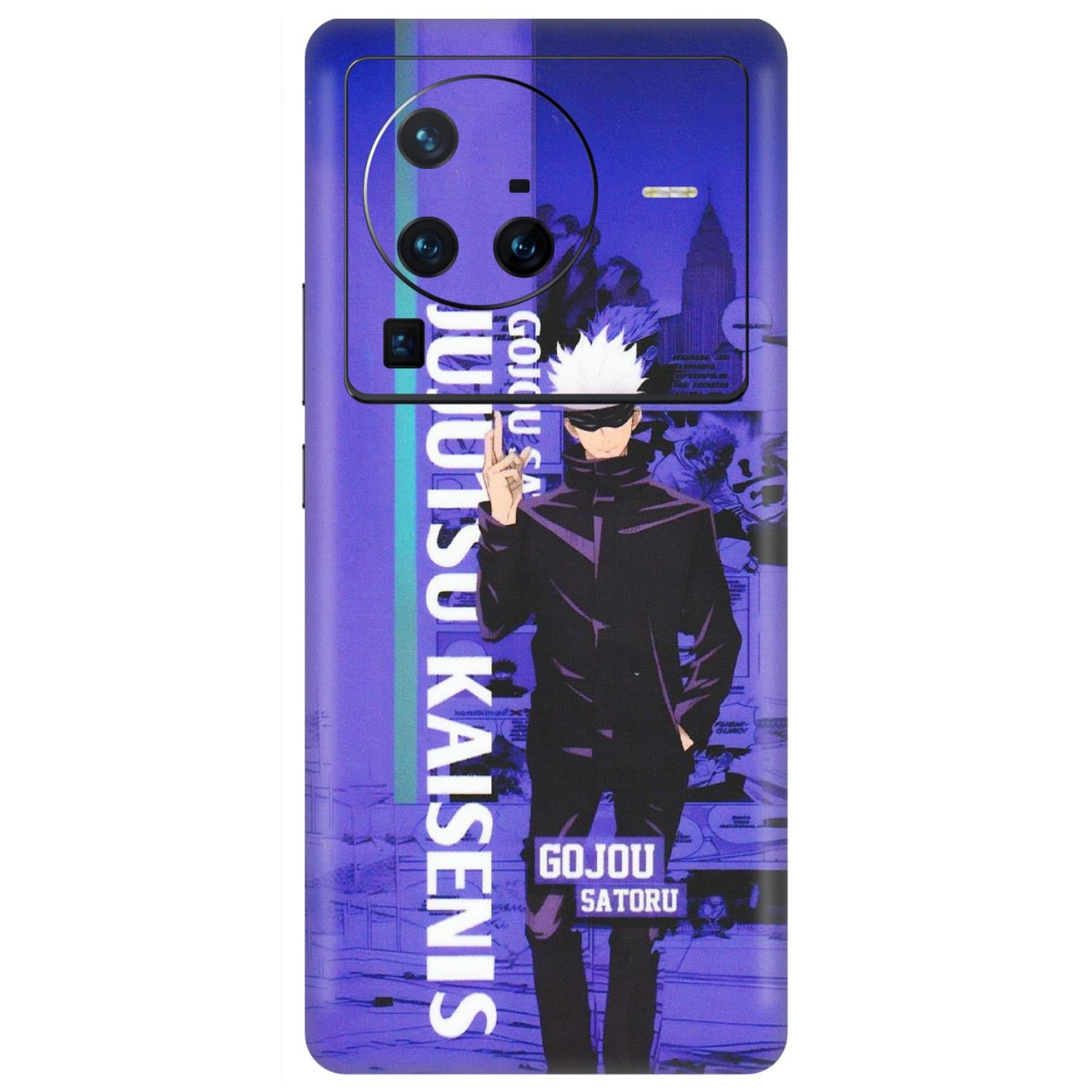 VIVO Z/V/X/T/U/S Series Phone Skins (All Models) - Jujutsu Kaisen Gojo - Matte Finish (M-05) Vivo X80 Pro (5G)