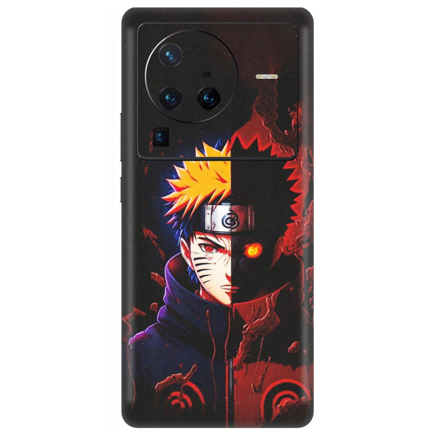 VIVO Z/V/X/T/U/S Series Phone Skins (All Models) - Naruto X Evil - Matte Finish (M-70) Vivo X80 Pro (5G)