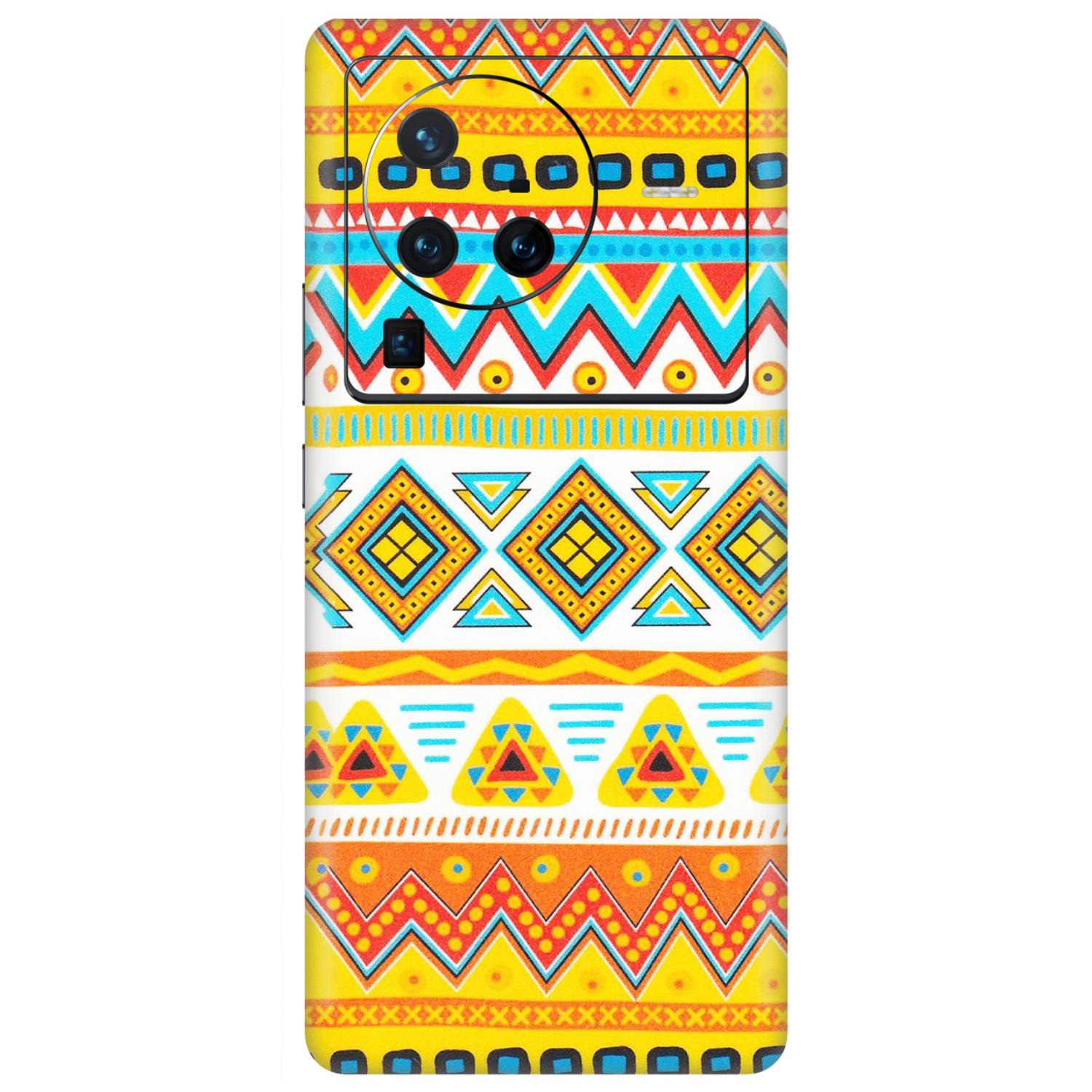 VIVO Z/V/X/T/U/S Series Phone Skins (All Models) - Mexican Abstract - Matte Finish (M-71) Vivo X80 Pro (5G)
