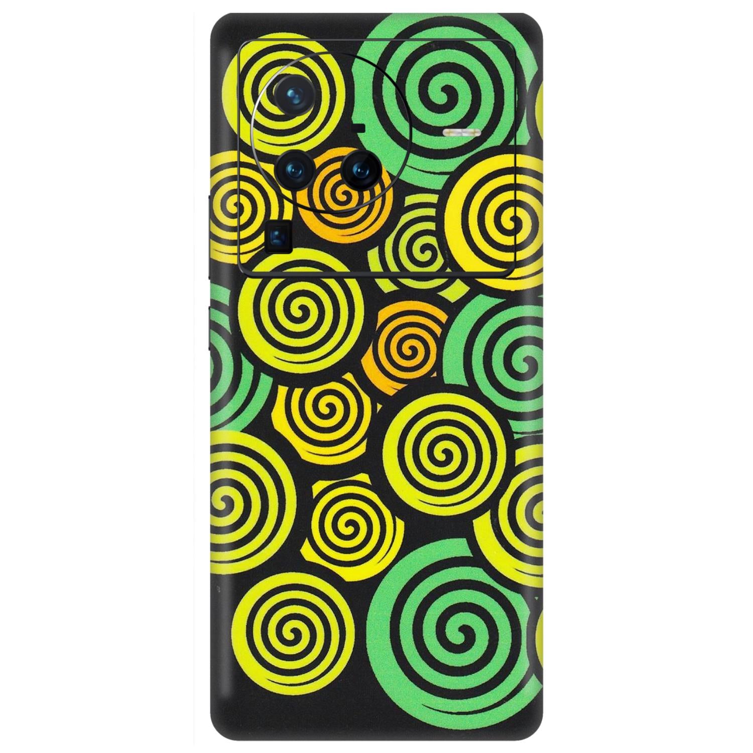 VIVO Z/V/X/T/U/S Series Phone Skins (All Models) - Crazy Spiral - Matte Finish (M-91) Vivo X80 Pro (5G)