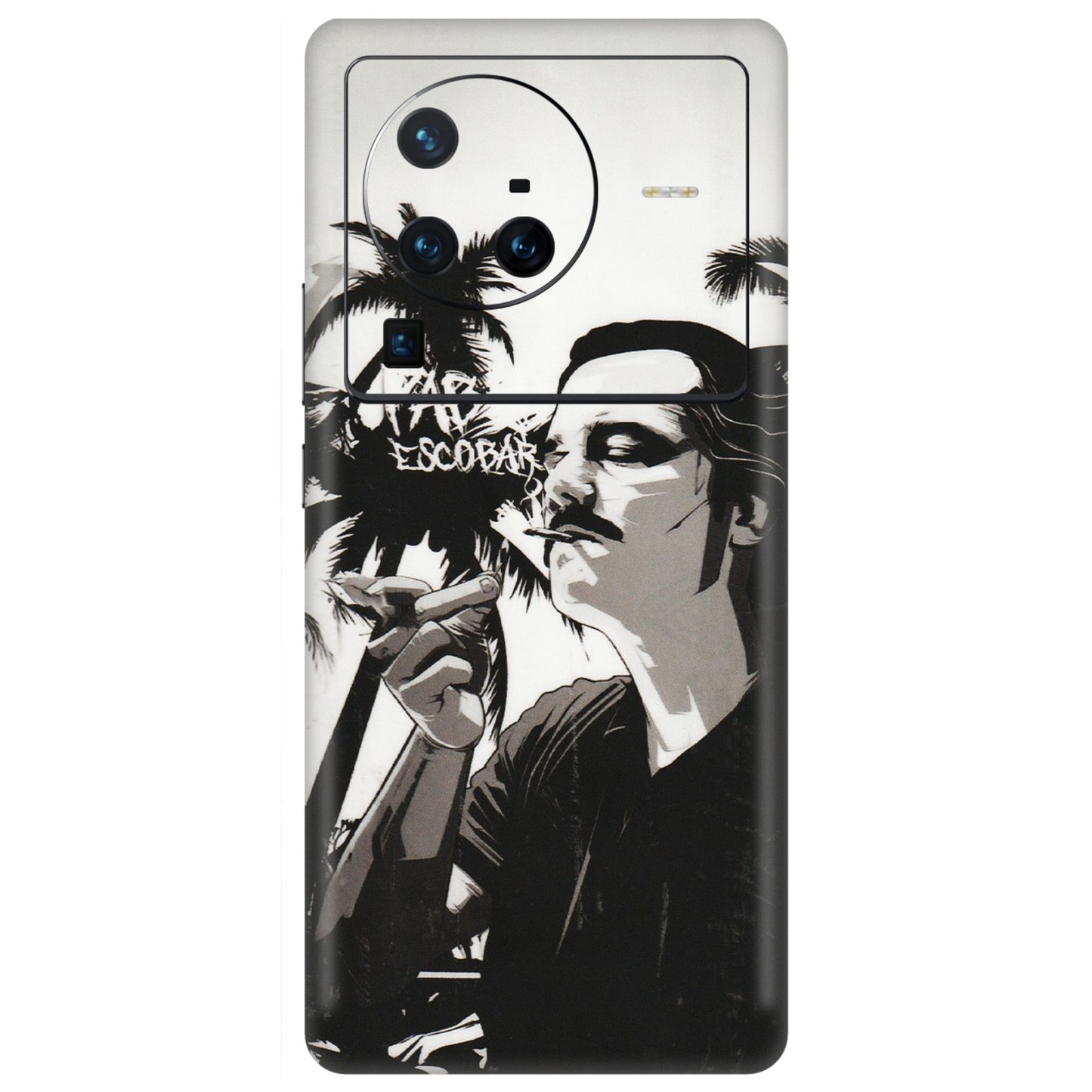 VIVO Z/V/X/T/U/S Series Phone Skins (All Models) - Pab Escobar - Transparent Finish (T-05) Vivo X80 Pro (5G)