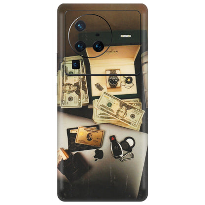 VIVO Z/V/X/T/U/S Series Phone Skins (All Models) - Luxury Lifestyle - Transparent Finish (T-11) Vivo X80 Pro (5G)