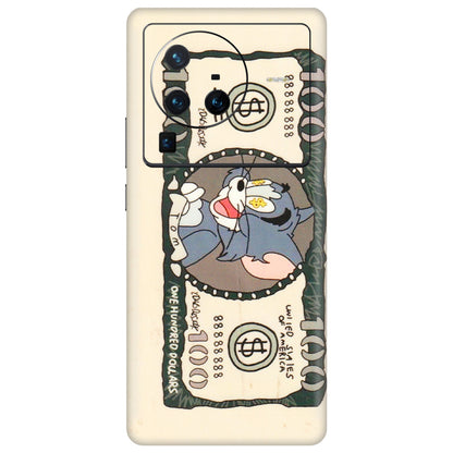 VIVO Z/V/X/T/U/S Series Phone Skins (All Models) - One Hundred Dollar Tom - Transparent Finish (T-16) Vivo X80 Pro (5G)