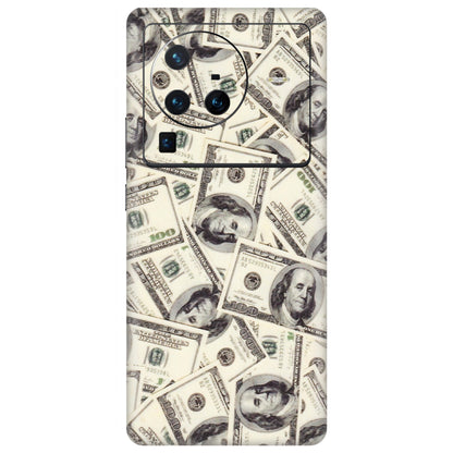 VIVO Z/V/X/T/U/S Series Phone Skins (All Models) - Dollar Lover - Transparent Finish (T-17) Vivo X80 Pro (5G)