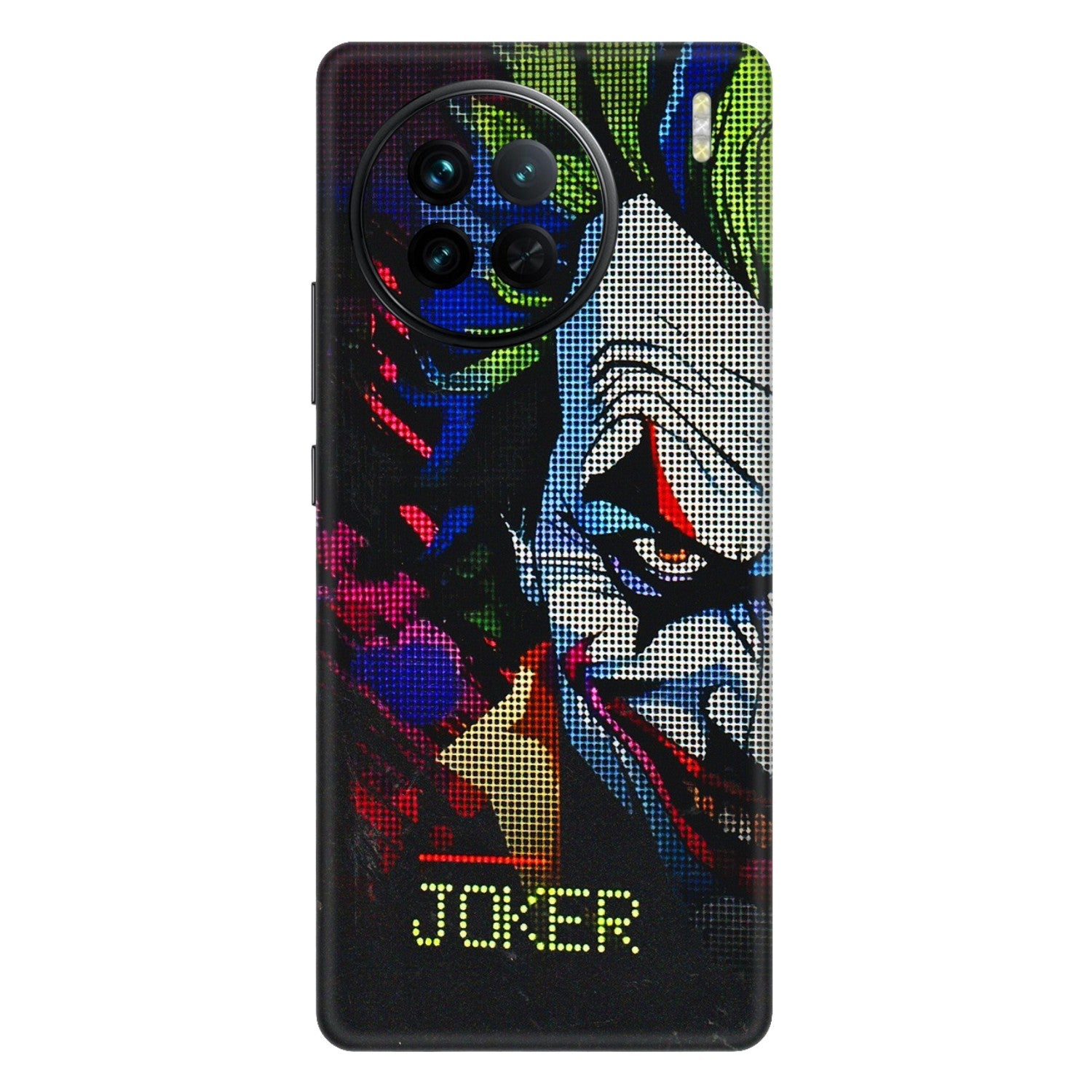VIVO Z/V/X/T/U/S Series Phone Skins (All Models) - Joker Dot Matrix - 3D Embossed Finish (L-08) Vivo X90