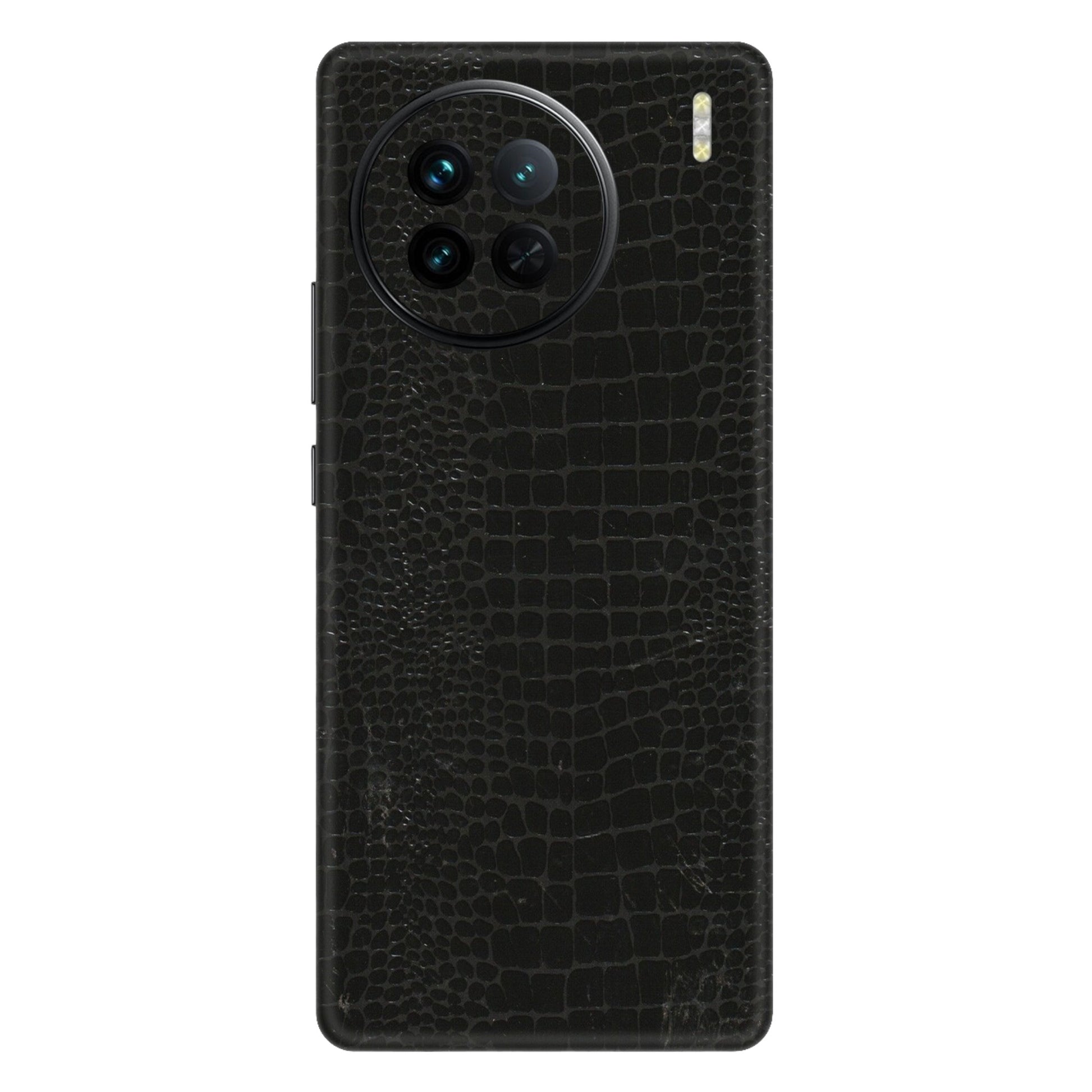 VIVO Z/V/X/T/U/S Series Phone Skins (All Models) - Snake Leather Black - 3D Embossed Finish (L-107) Vivo X90