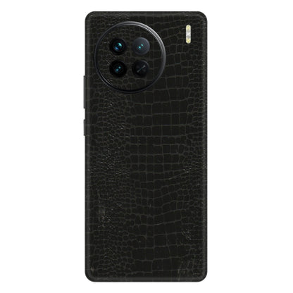 VIVO Z/V/X/T/U/S Series Phone Skins (All Models) - Snake Leather Black - 3D Embossed Finish (L-107) Vivo X90