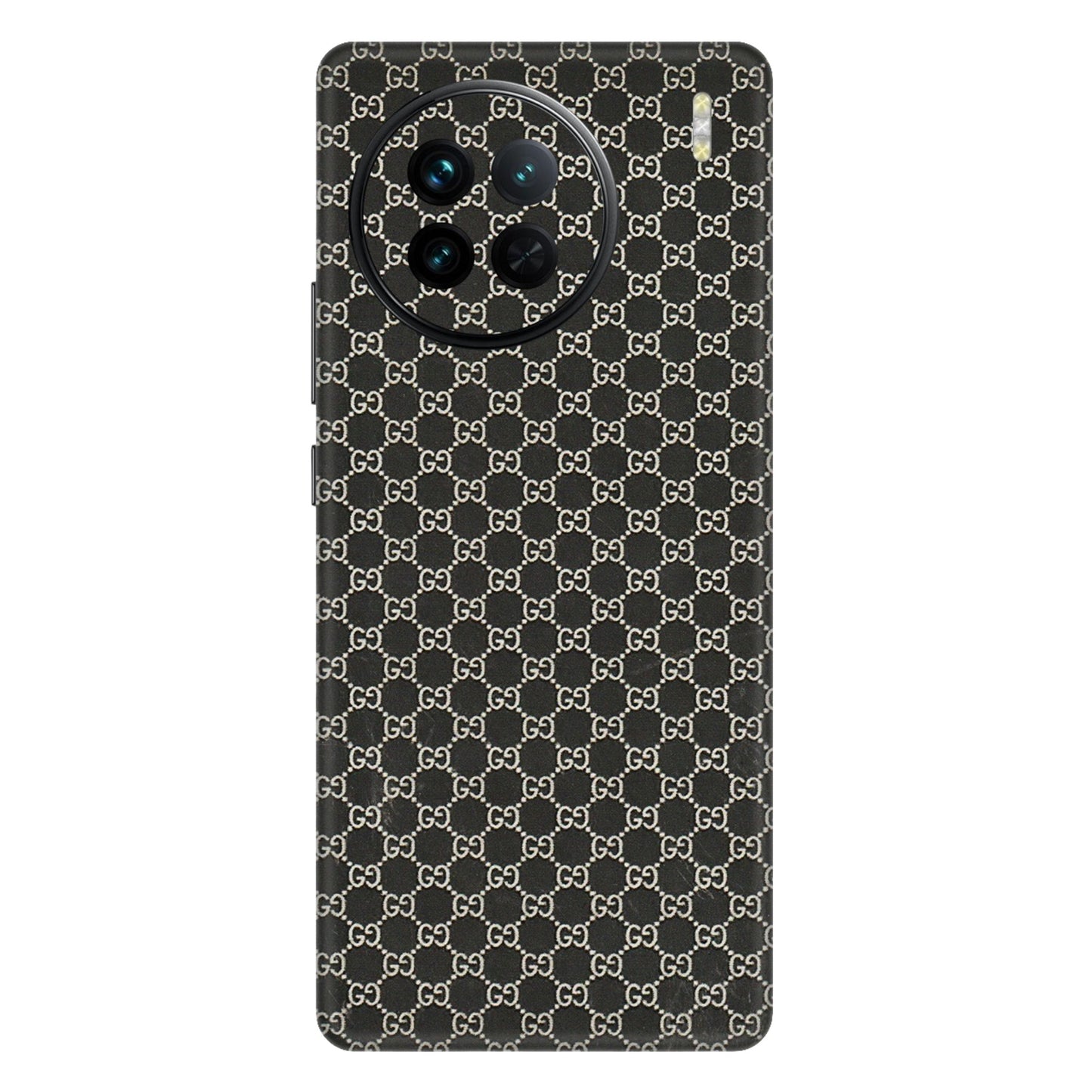 VIVO Z/V/X/T/U/S Series Phone Skins (All Models) - Black G Print - 3D Embossed Finish (L-109) Vivo X90